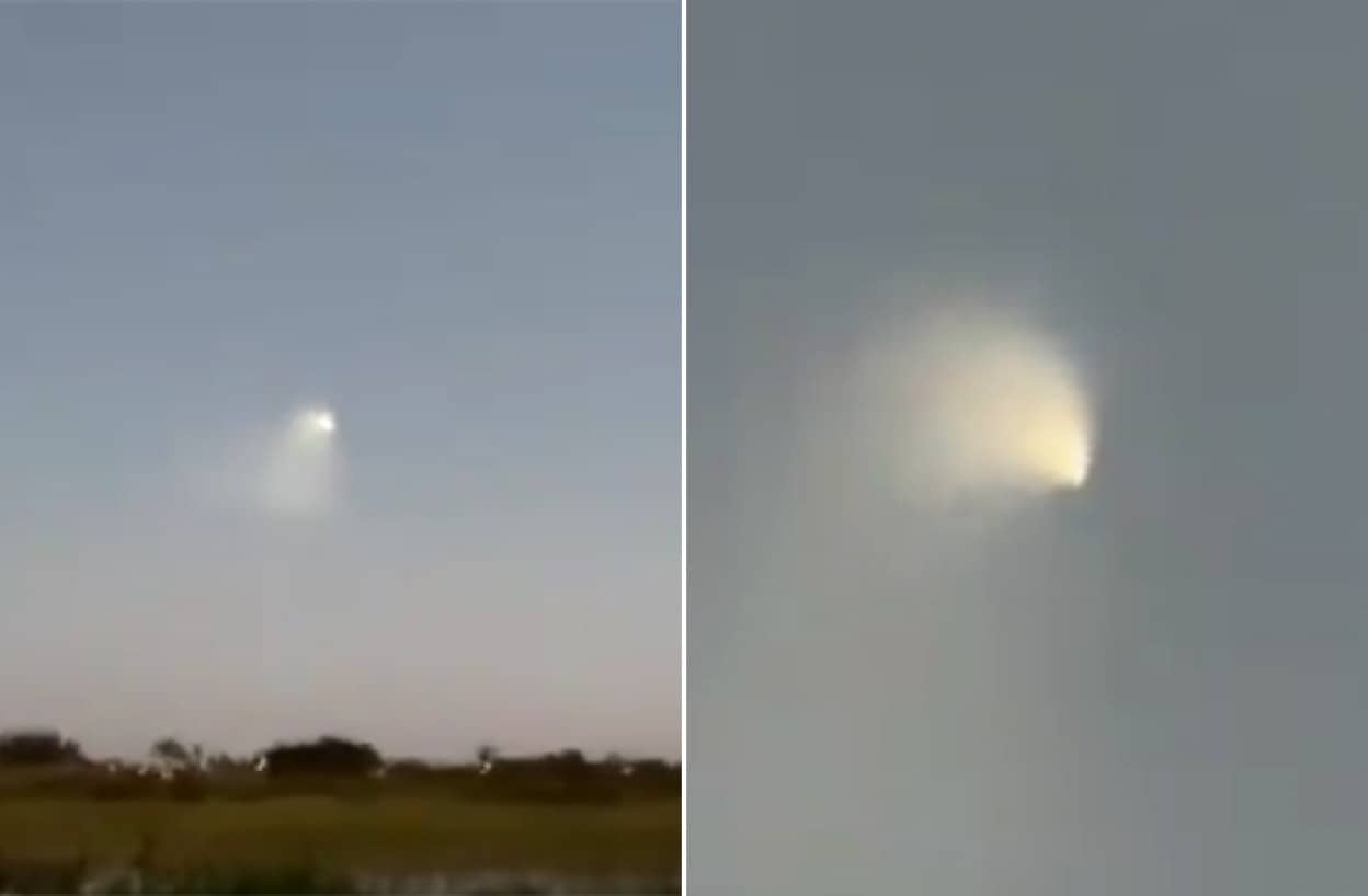 目撃者多数、フロリダの上空に謎の発光物体!
