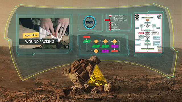 戦場の衛生兵をリアルタイムでサポートするAI拡張現実ゴーグルをDARPAが開発中