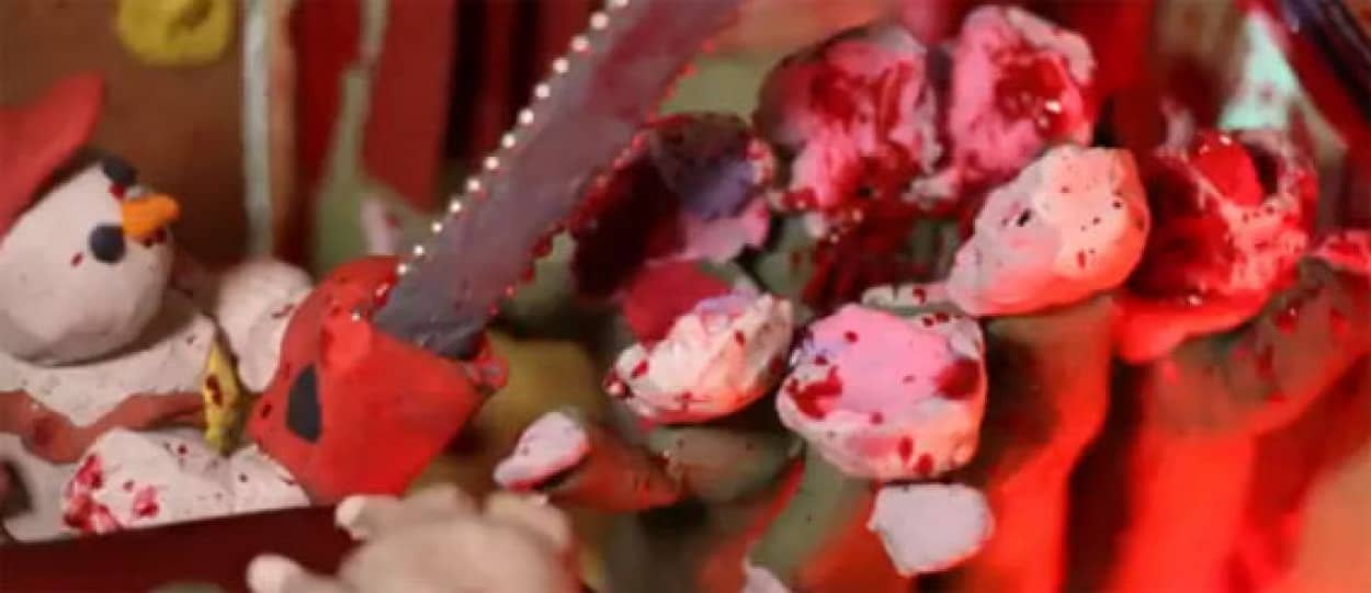 雪だるまのゾンビ退治 スプラッターホラークレイアニメーション Mr Frosty Man カラパイア