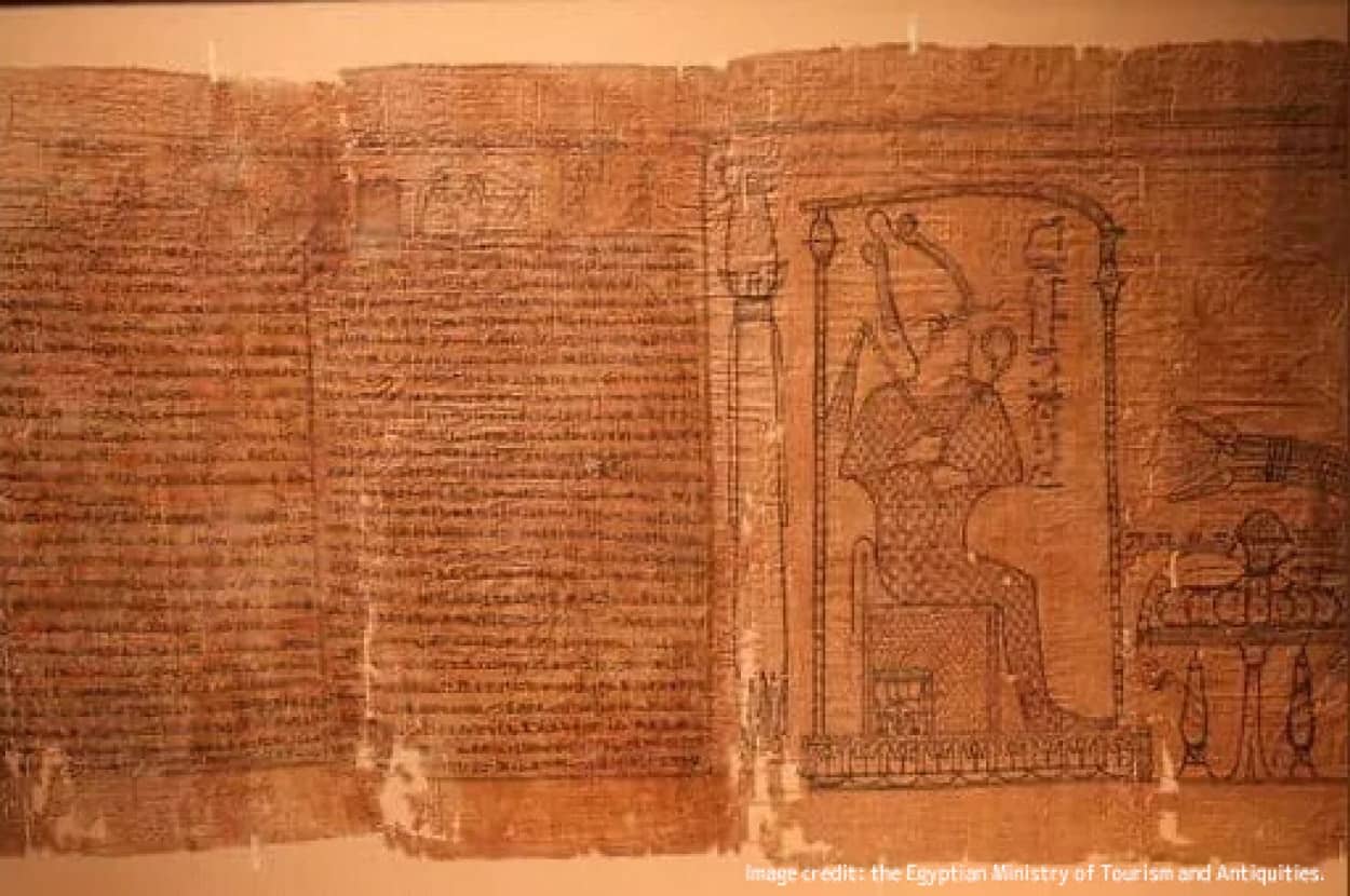 長さ16メートルもある古代エジプトの巻物『死者の書』の一部が一般公開