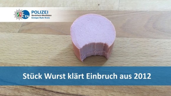 現場に残されていた食べかけのソーセージがきっかけとなり9年前の未解決事件がついに解決！（ドイツ）