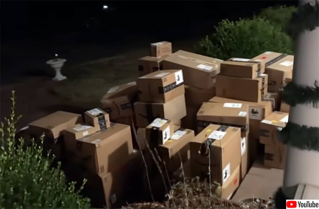 注文した覚えのない荷物がAmazonから100個以上届く