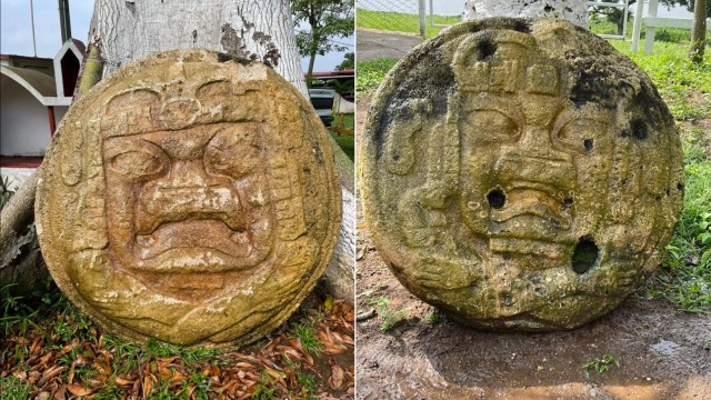 オルメカ文明のふてくされ顔の彫刻が発見される（古代メキシコ）