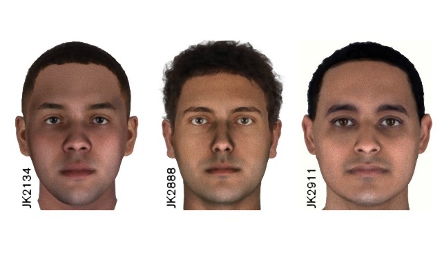 古代エジプト人男性3人の顔をDNAデータから復元