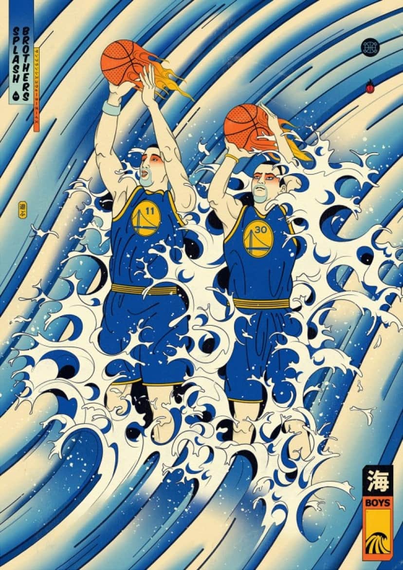 日本文化と浮世絵が好き でもバスケットも好き だもんだからこうなった 江戸ボールシリーズ が開幕じゃい カラパイア