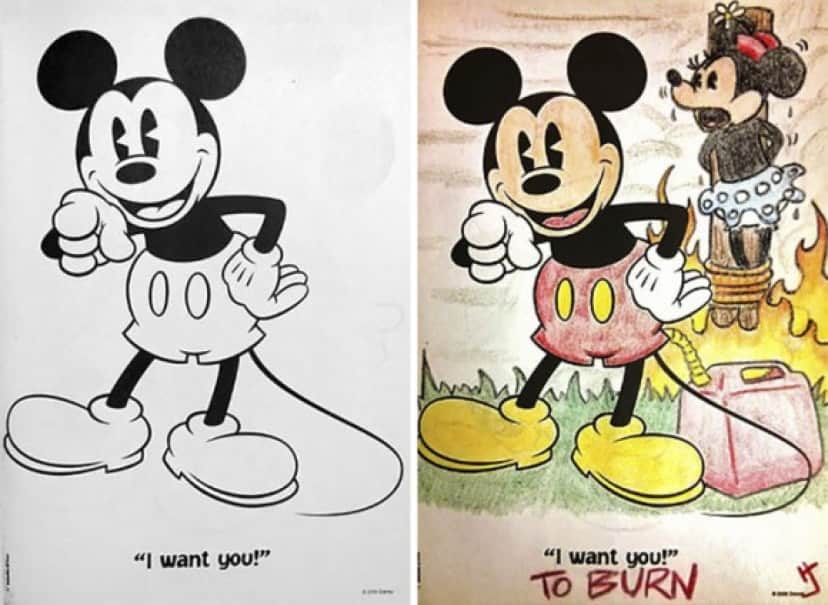 汚れちまった心だもんだから 子どものぬり絵を大人が塗ったら邪心が溢れて止まらない カラパイア 汚れちまった心だもんだから 子どものぬり絵を大人が塗ったら邪心が溢れて止まらない カラパイア