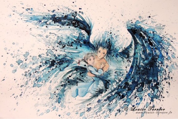 ジブリアニメを愛するフランス人が描いた水彩画 カラパイア ジブリアニメを愛するフランス人が描いた水彩画 カラパイア