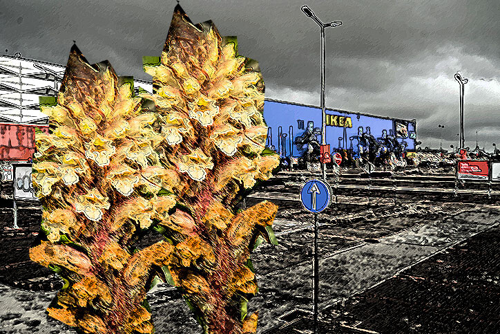 店の駐車場で寄生植物の変種が発見される（イギリス）