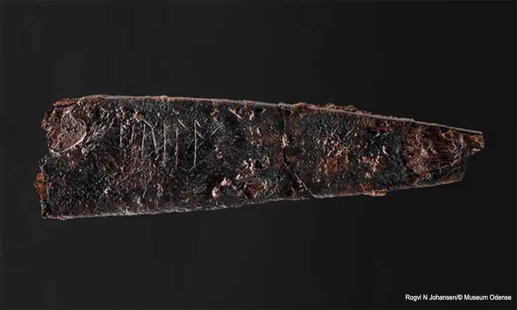 デンマーク最古のルーン文字が2000年前のナイフに刻まれていた