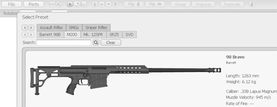 好きなパーツを組み合わせてカスタムメイドできる銃ジェネレータ カラパイア