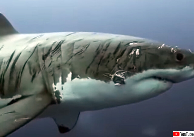 数々の死闘を切り抜けてきた ホホジロザメの体に刻まれた無数の戦いの傷跡 カラパイア 数々の死闘を切り抜けてきた ホホジロザメの体に刻まれた無数の戦いの傷跡 カラパイア