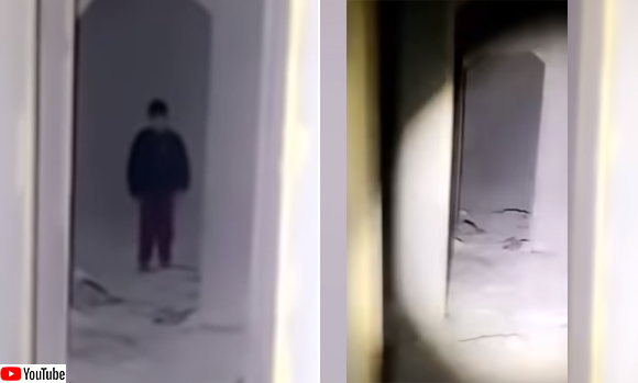 ヨルダンの廃墟で撮影された映像にくっきり映る少年の幽霊らしきもの
