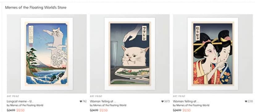 インターネットで流行した事象を浮世絵風に再現したイラスト カラパイア インターネットで流行した事象を浮世絵風に再現したイラスト カラパイア