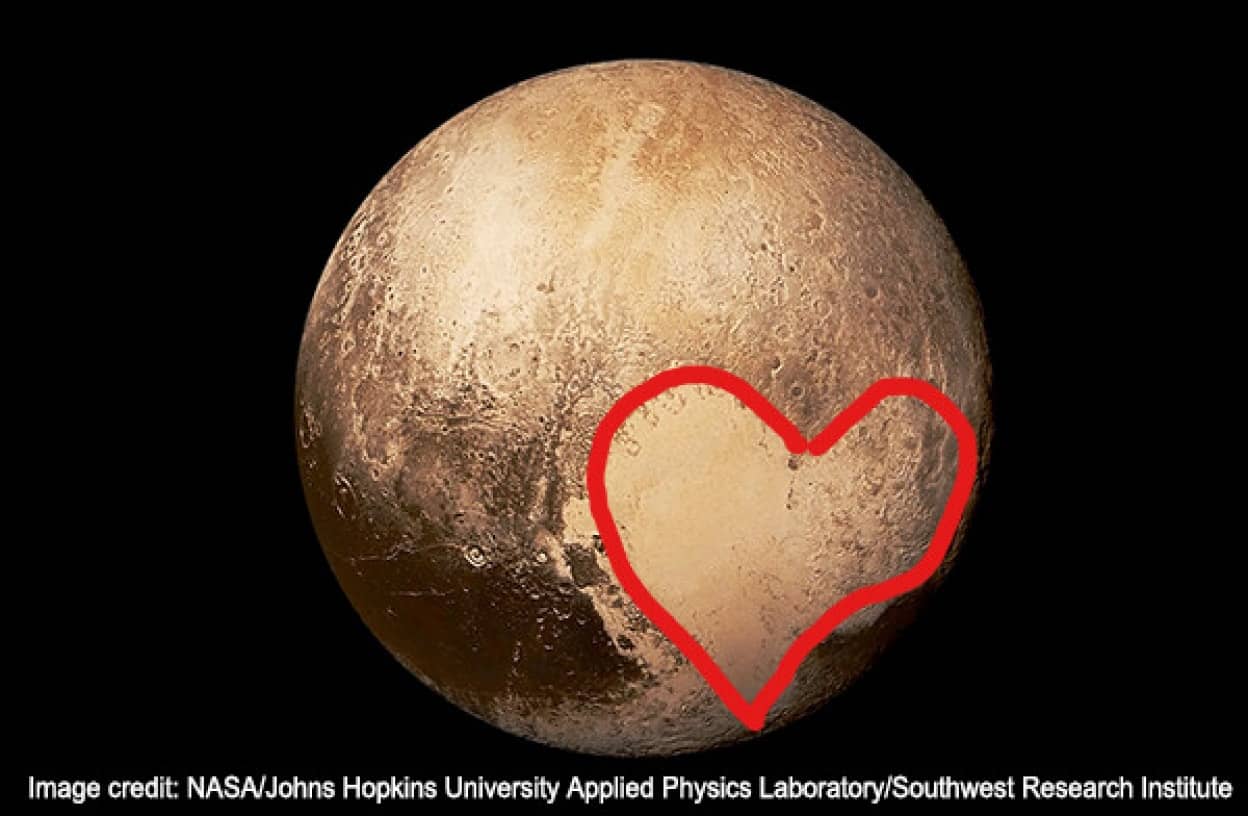揭开冥王星有心形符号的原因