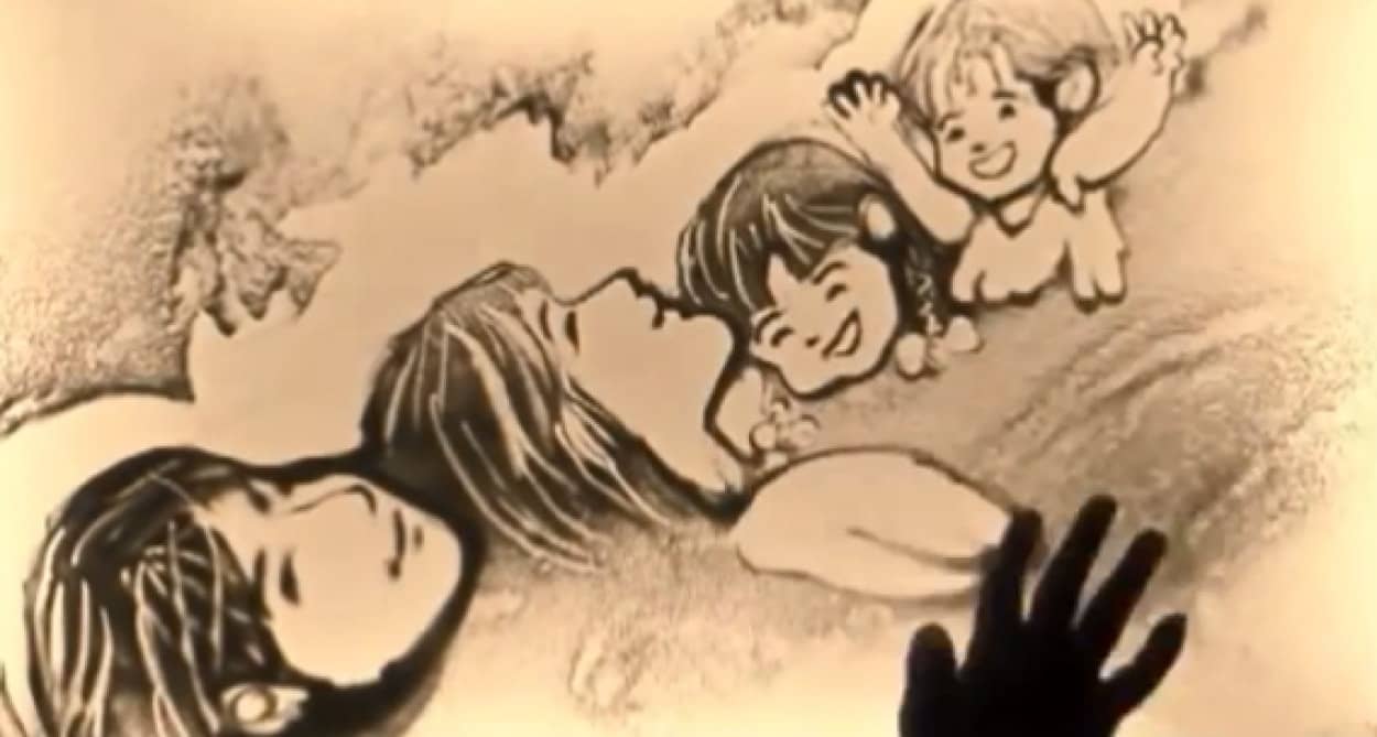 サンドアニメーションで流れるように描かれた 父親の一生 カラパイア サンドアニメーションで流れるように描かれた 父親の一生 カラパイア
