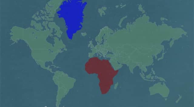 世界地図の国の大きさって違くない 地図に描かれた国の大きさと実際の大きさを比較してみた カラパイア
