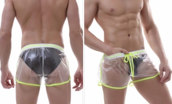水着もおしゃれに重ね着感覚 男性用海水パンツにオンする透明パンツ カラパイア 水着もおしゃれに重ね着感覚 男性用海水パンツにオンする透明パンツ カラパイア