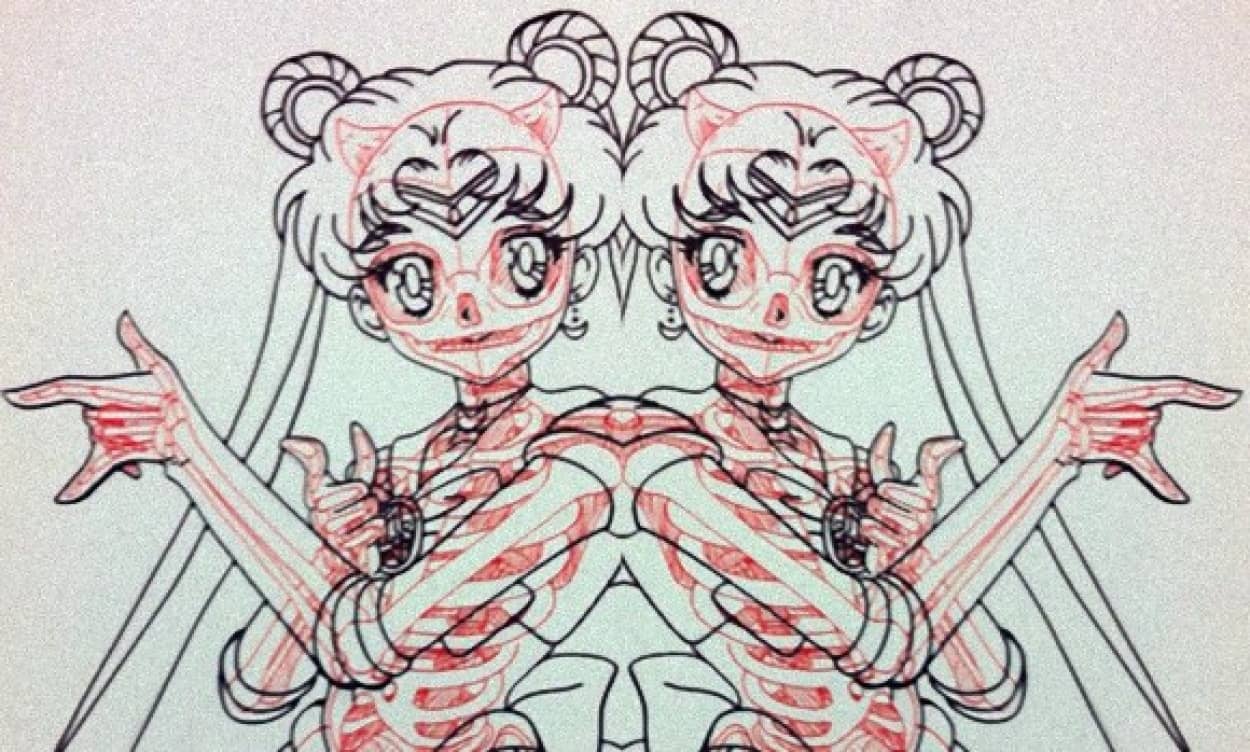 ぬり絵は色をぬるだけにあらず ぬり絵のイラストで描く人体解剖デッサン カラパイア