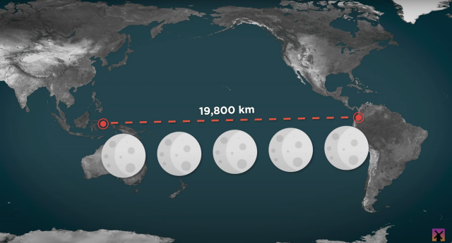 月が5個余裕で入る！太平洋の広さを実感しよう！
