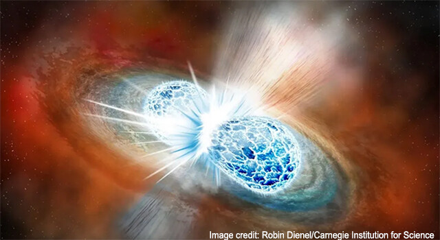 宇宙の錬金術、中性子星の融合が金を生み出すことを発見