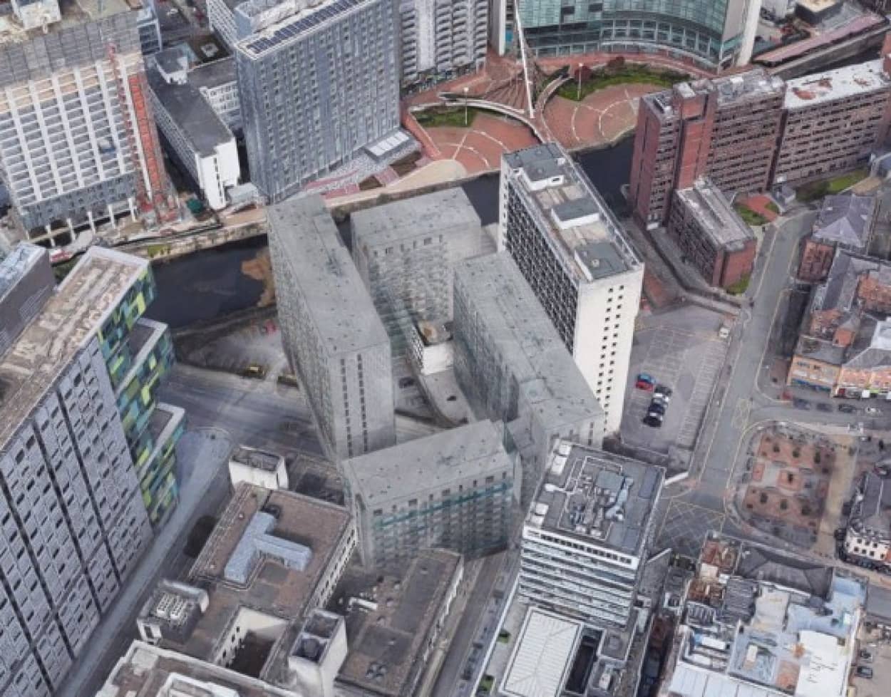 建物ミステリー。Googlemapで存在しないはずの建物が建物の上に写り込んでいた