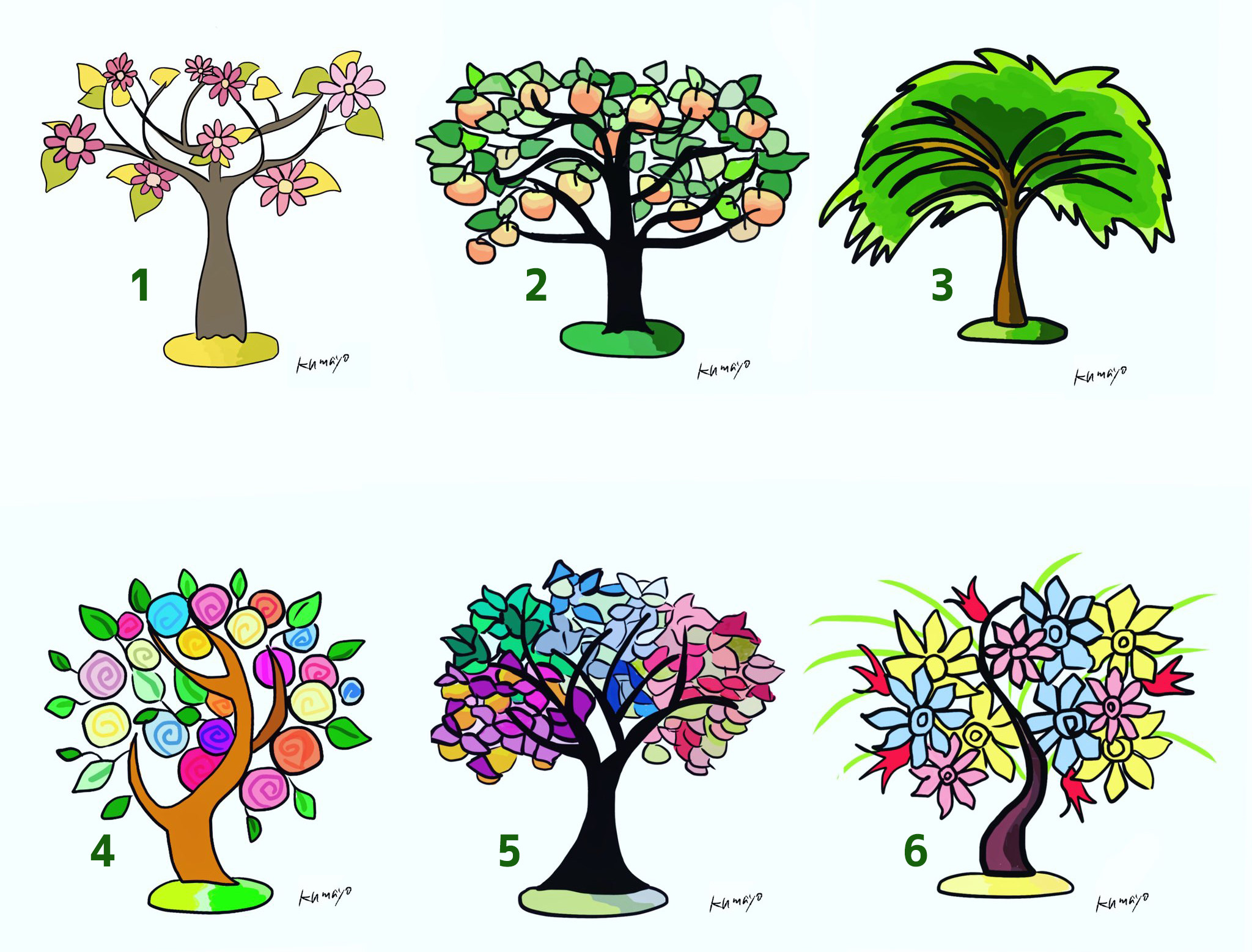 6つの木から一番気になるものを選ぼう あなたの人生を無意識に動かしている本来の性格がわかる心理テスト 占い カラパイア