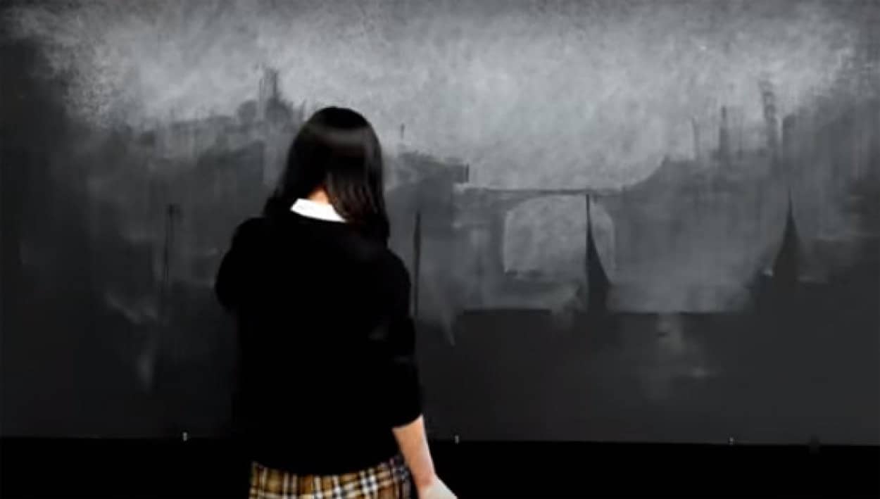 チョーク1本と黒板消しで ゲーム Dark Souls Iii の世界観を描いた黒板アートが凄い カラパイア チョーク1本と黒板消しで ゲーム Dark Souls Iii の世界観を描いた黒板アートが凄い カラパイア