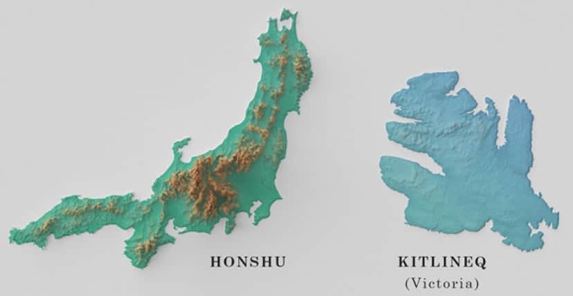 7位は日本の本州 北海道とアイルランドはほぼ同じ 世界の島を大きさ順に並べてみた カラパイア