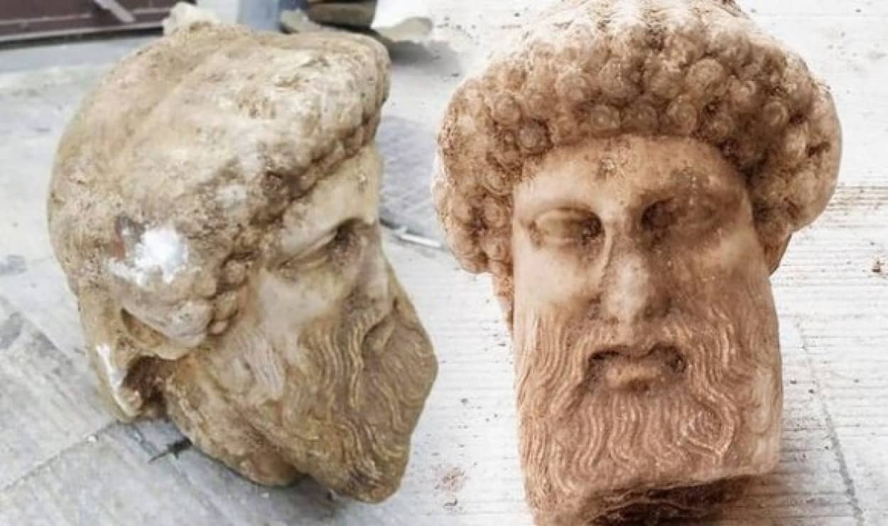ギリシャでヘルメス神の頭部を偶然発見
