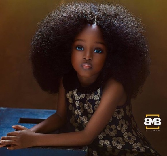 ナイジェリアで一番の美少女と称される ジャレちゃん 5歳 お人形のようなドーリーフェイスで世界が注目 カラパイア