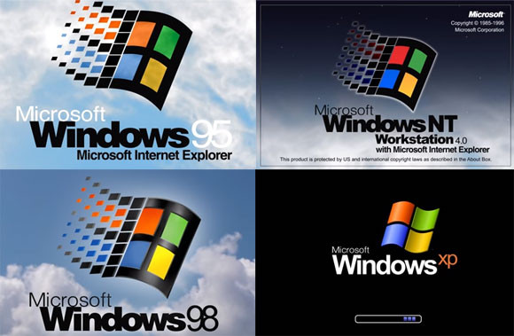 マイクロソフトのwindows 95からwindows10までの起動音を35秒で聴く動画 カラパイア