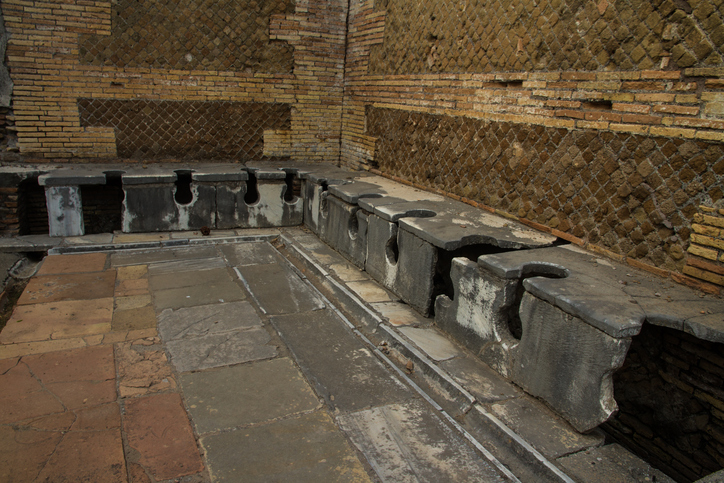 古代ローマにとって尿は価値のある品で課税対象だった。歯磨き粉や洗濯にも利用されていた
