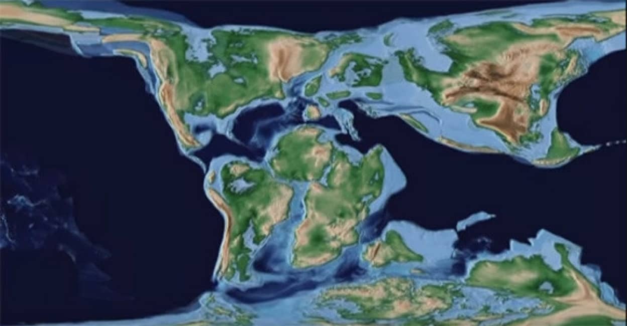 地球の変化 4億万年前から2億5000万年後の大陸の変化を80秒で早回し カラパイア 地球の変化 4億万年前から2億5000万年後の大陸の変化を80秒で早回し カラパイア