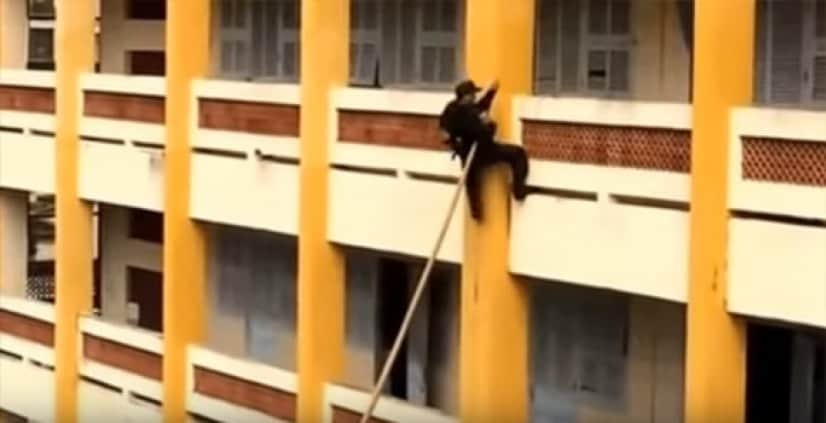 目からウロコだった ベトナムの特殊部隊による壁を登る方法 カラパイア 目からウロコだった ベトナムの特殊部隊による壁を登る方法 カラパイア