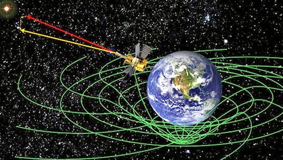 Nasaの人工衛星が時空のゆがみを観測 アインシュタインの理論を実証する カラパイア