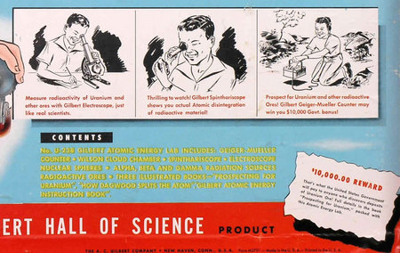 アメリカで1950年代に発売されていた本格ウラン原子力実験セット カラパイア