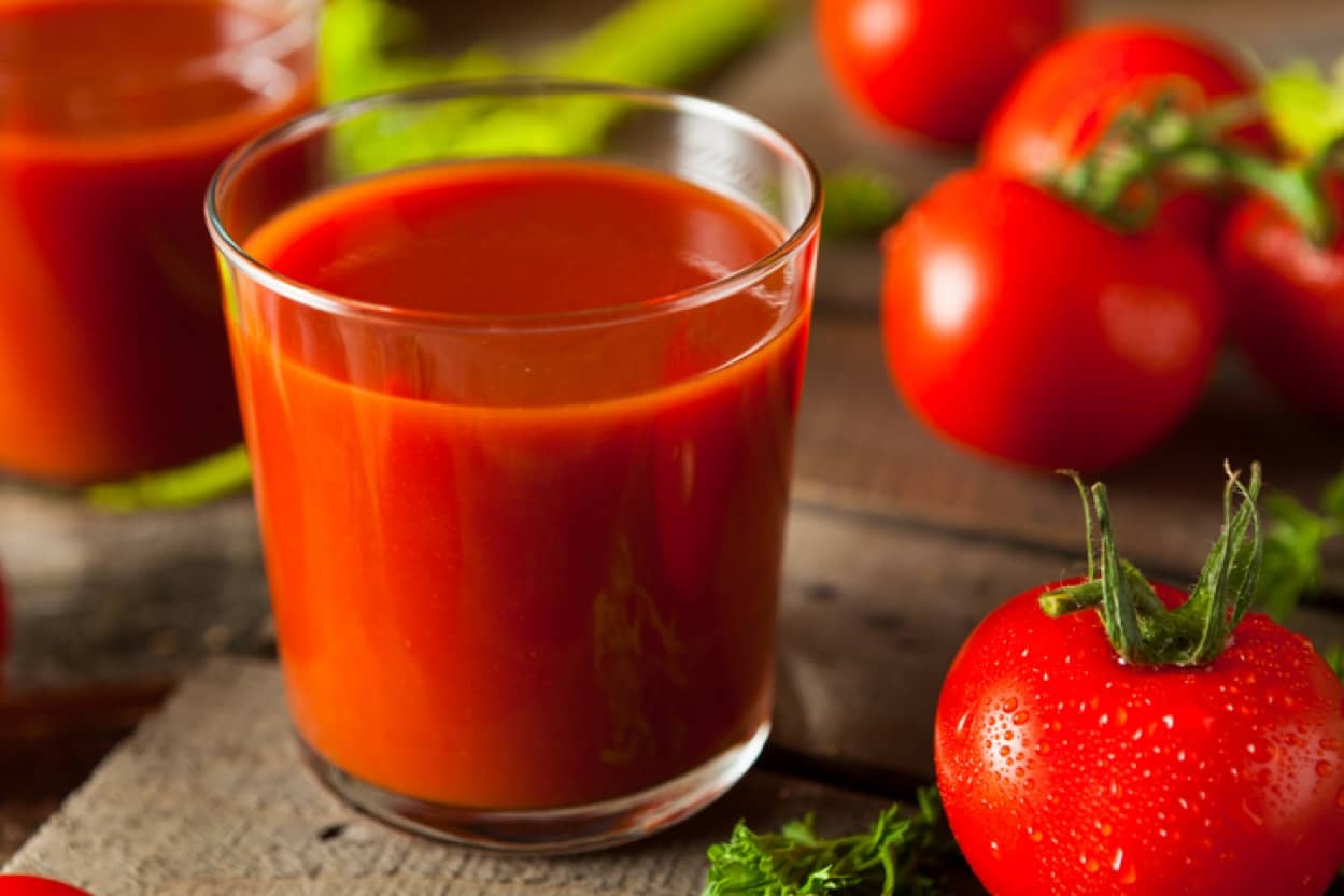 トマトジュースにサルモネラ菌を殺菌する効果を確認