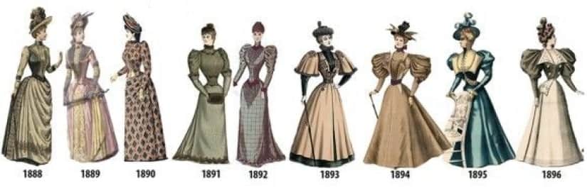 1784年から1970年まで 186年間に渡る欧米の最新女性ファッションの推移がわかるイラスト カラパイア 1784年から1970年まで 186年間に渡る欧米の最新女性ファッションの推移がわかるイラスト カラパイア