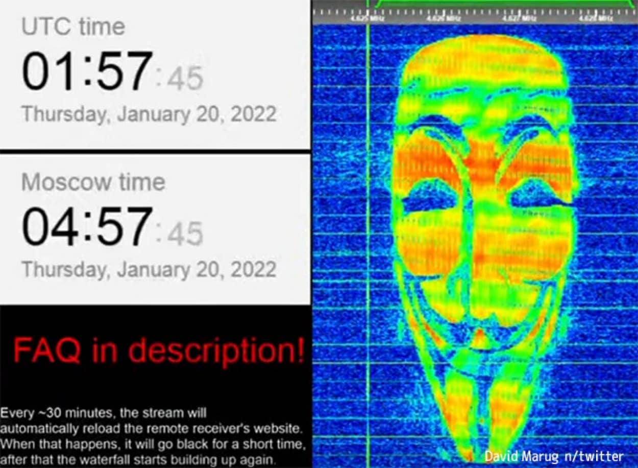 ロシアの短波放送「UVB-76」がハッキング