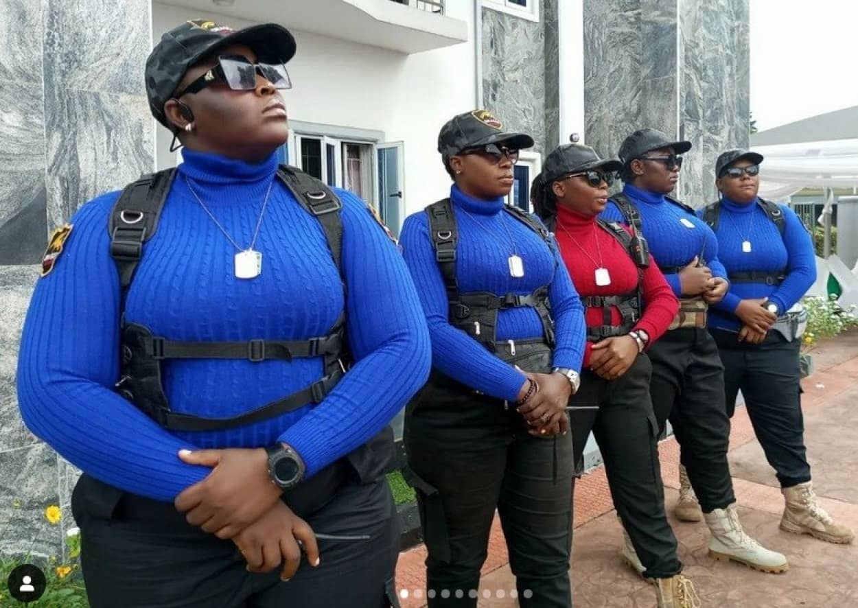 ナイジェリアで人気の女性警備員のみの警備会社
