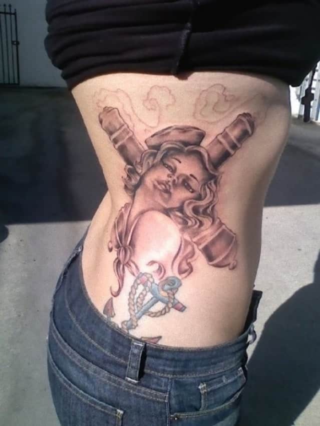 かつてのアメリカの船乗りたちが彫っていたタトゥーの絵柄とその裏に隠された意味 カラパイア