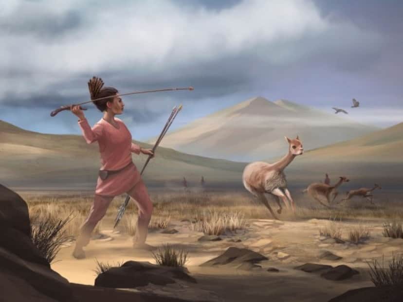 9000年前の女性は狩りをしていた