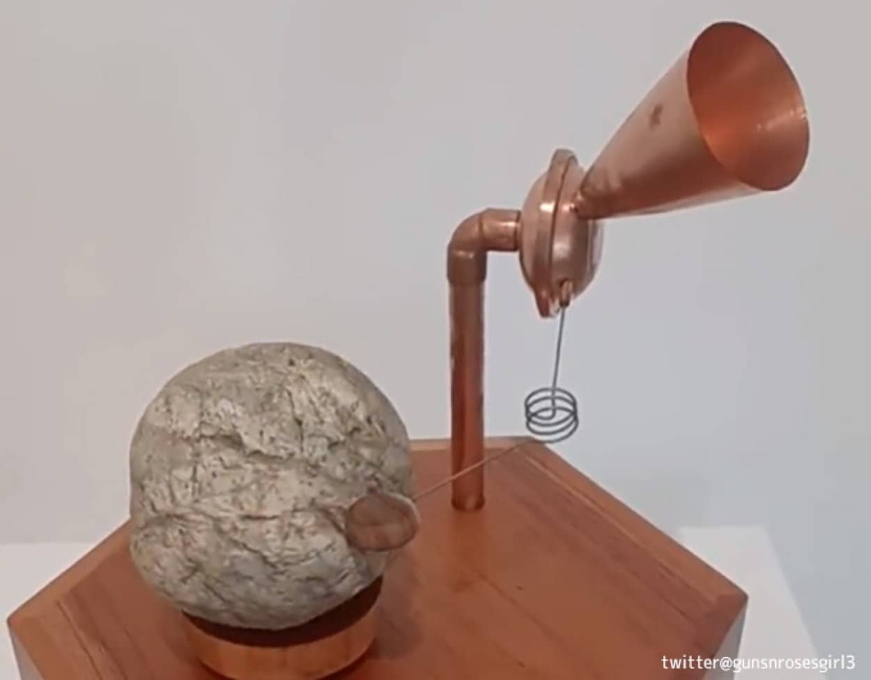 本物のロックの響きを聞くことができる蓄音機