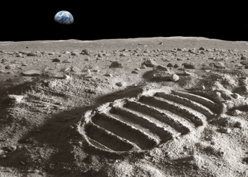 Land surface moon