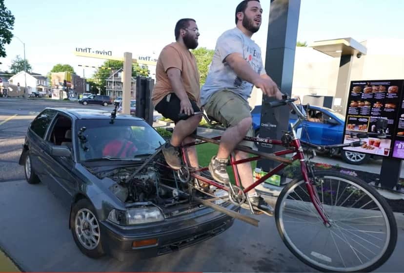 公道を走らない自転車糊