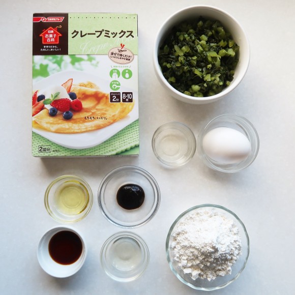 クレープミックス粉とフライパンで簡単うまい 長野名物風 野沢菜おやき の作り方 ネトメシ カラパイア