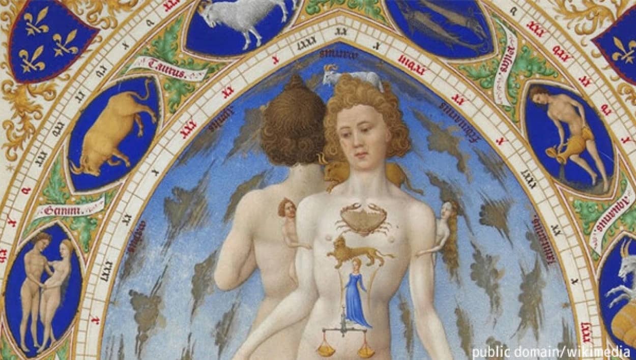 中世ヨーロッパ芸術に描かれた12星座