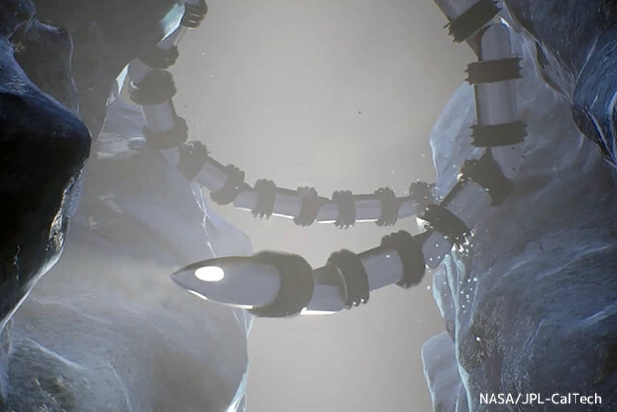 NASAが生命体探しに向け自律型ヘビロボットを開発