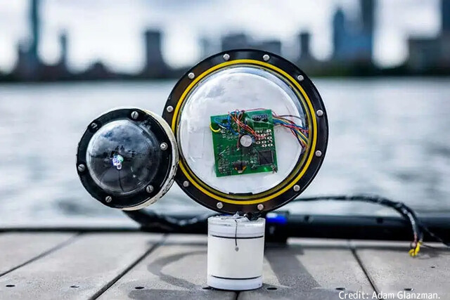 音で発電するバッテリー不要のワイヤレス水中カメラを開発