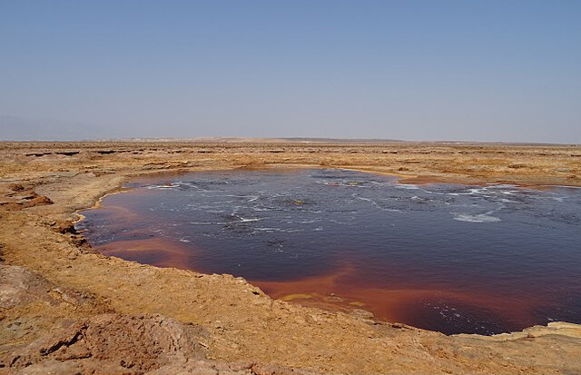 地球上で最も塩辛い湖、エルタ・アレ湖（エチオピア）は有毒ガスが発生する殺人湖